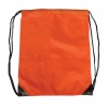 Orange Nylon Drawstring Backsacks